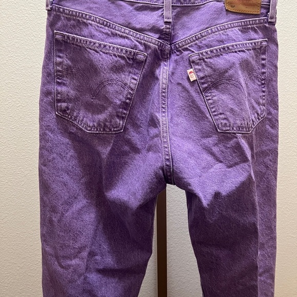 Levi’s fresh 501® ORIGINAL CROPPED WOMEN"S JEANS purple Sz 29 X 26 - Picture 7 of 14